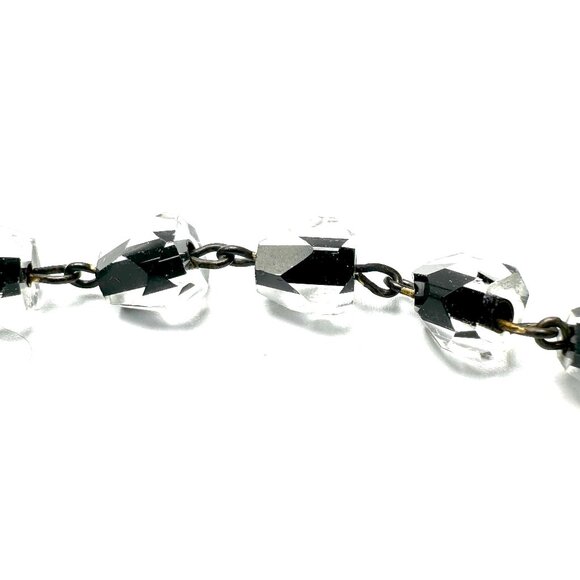 1950s Miriam Haskell Five-Strand Crystal Necklace — Signed, Museum Quality — EUC - Picture 9 of 10